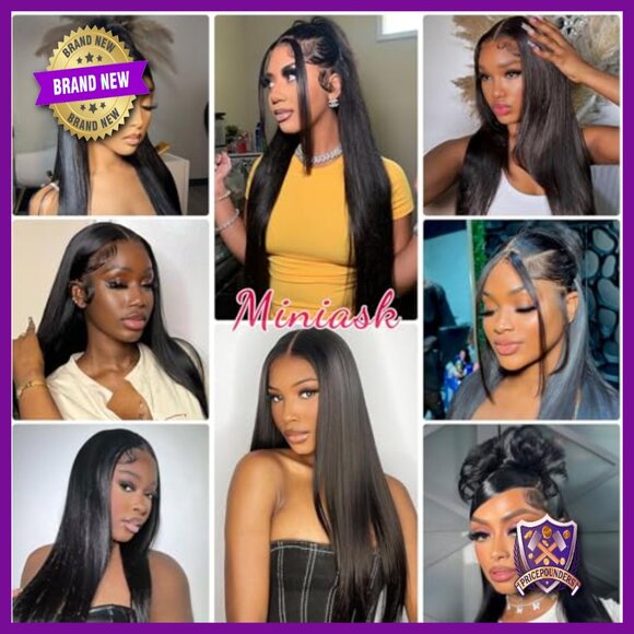 20 Inch Human Hair Glueless Lace Front Wig 13x6 Frontal 180 Density main image 5